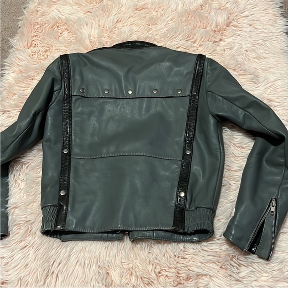 Vintage 80s Harley Davidson x Hein Gericke Cafe Racer Motorcycle Jacket Womens - Picture 9 of 16